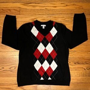 croft & barrow plaid sweater || size petite